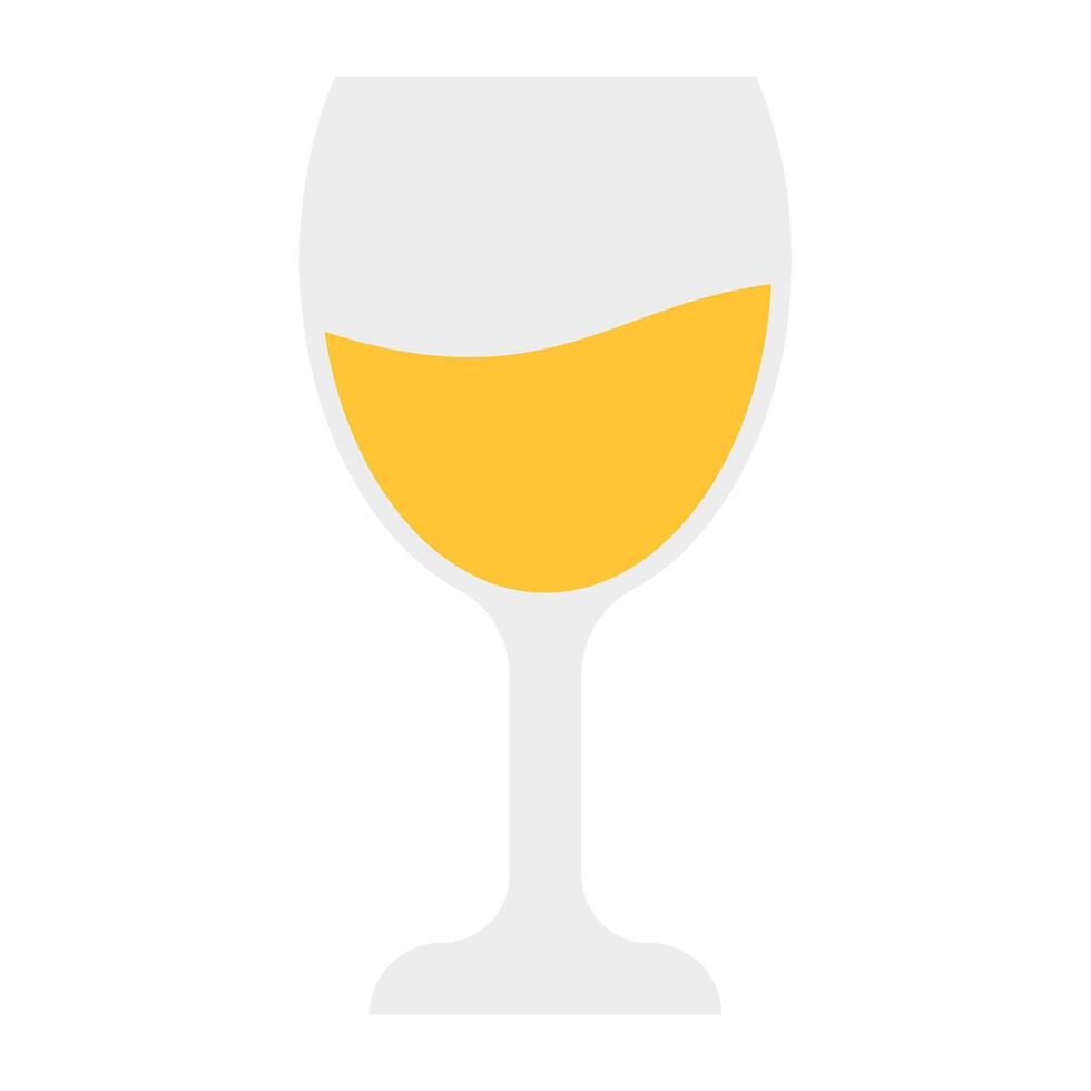 A modern design icon of juice glass vector