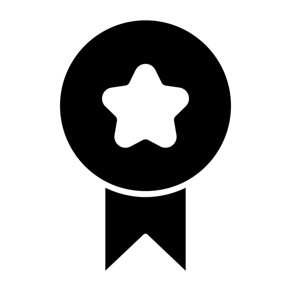 A colorful design icon of star badge vector