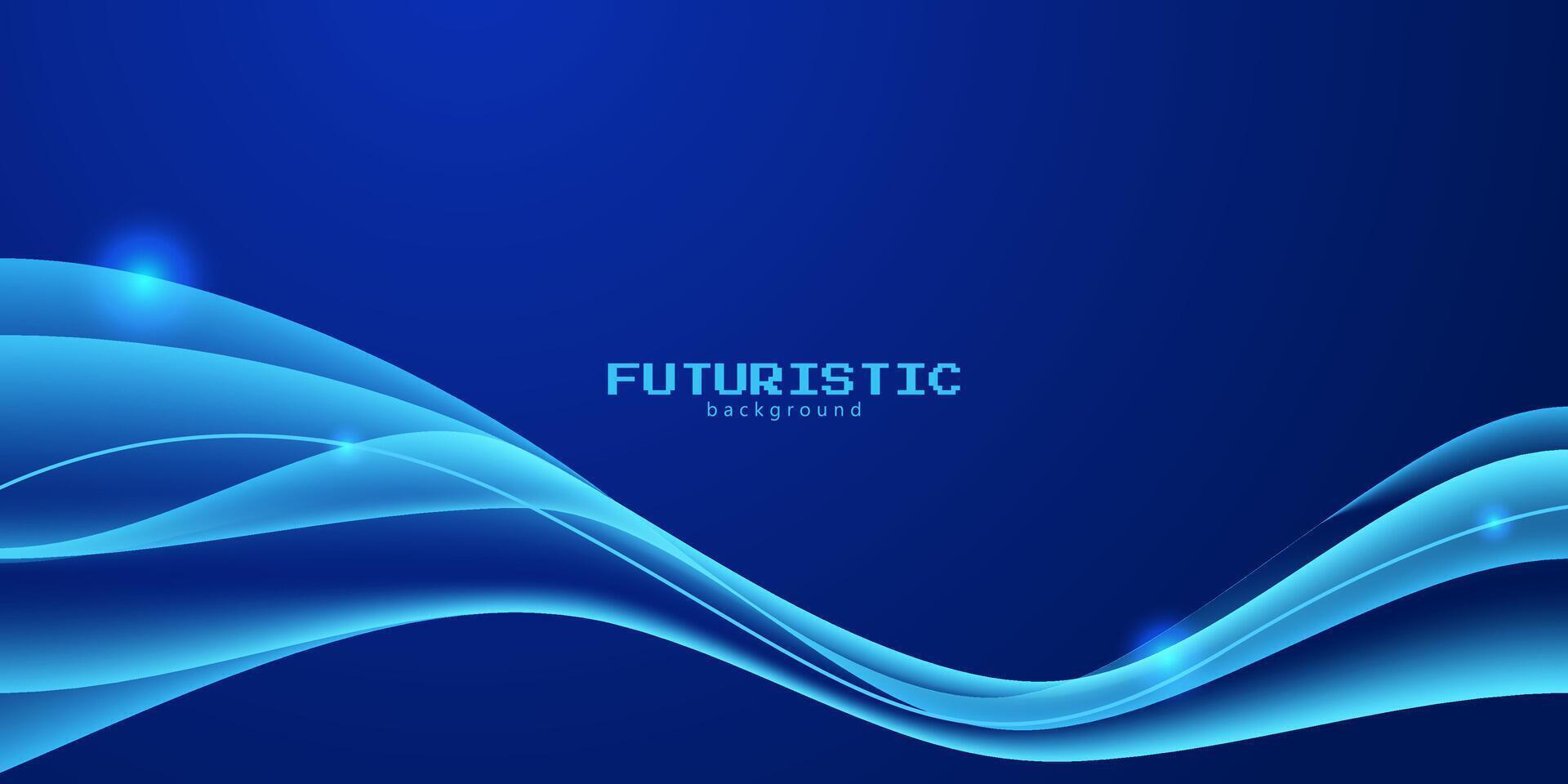 azul futurista antecedentes con degradado color vector