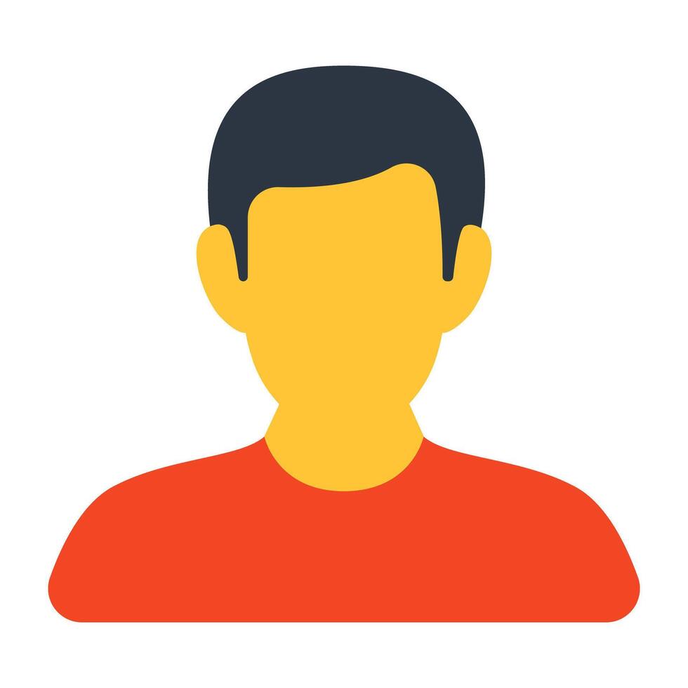 flat design icon of learner vector