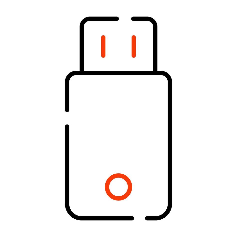 un de moda vector diseño de USB