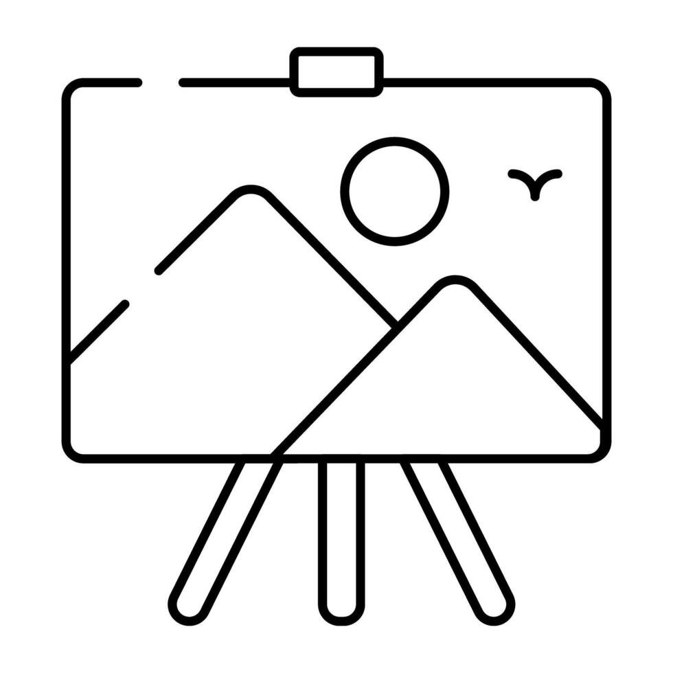 Modern design icon of painting vector