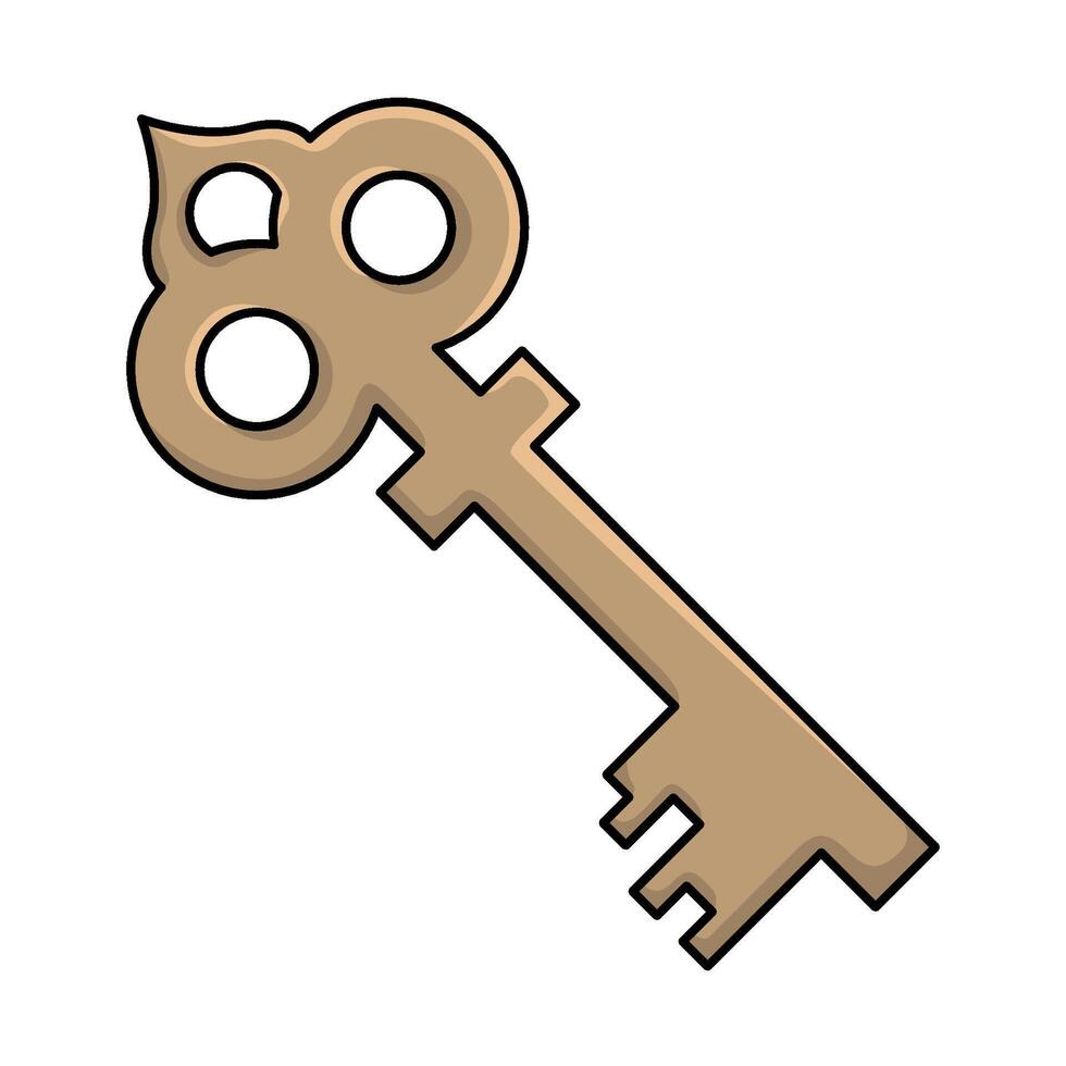 ilustración de llave vector