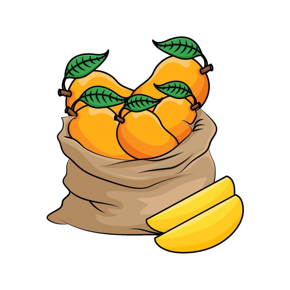 ilustración de mango vector