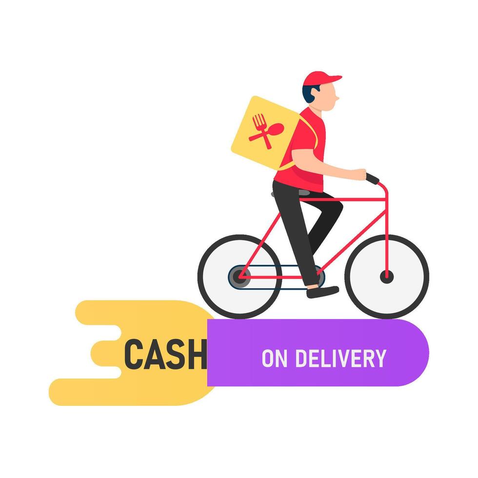 Illustration of delivery man vector