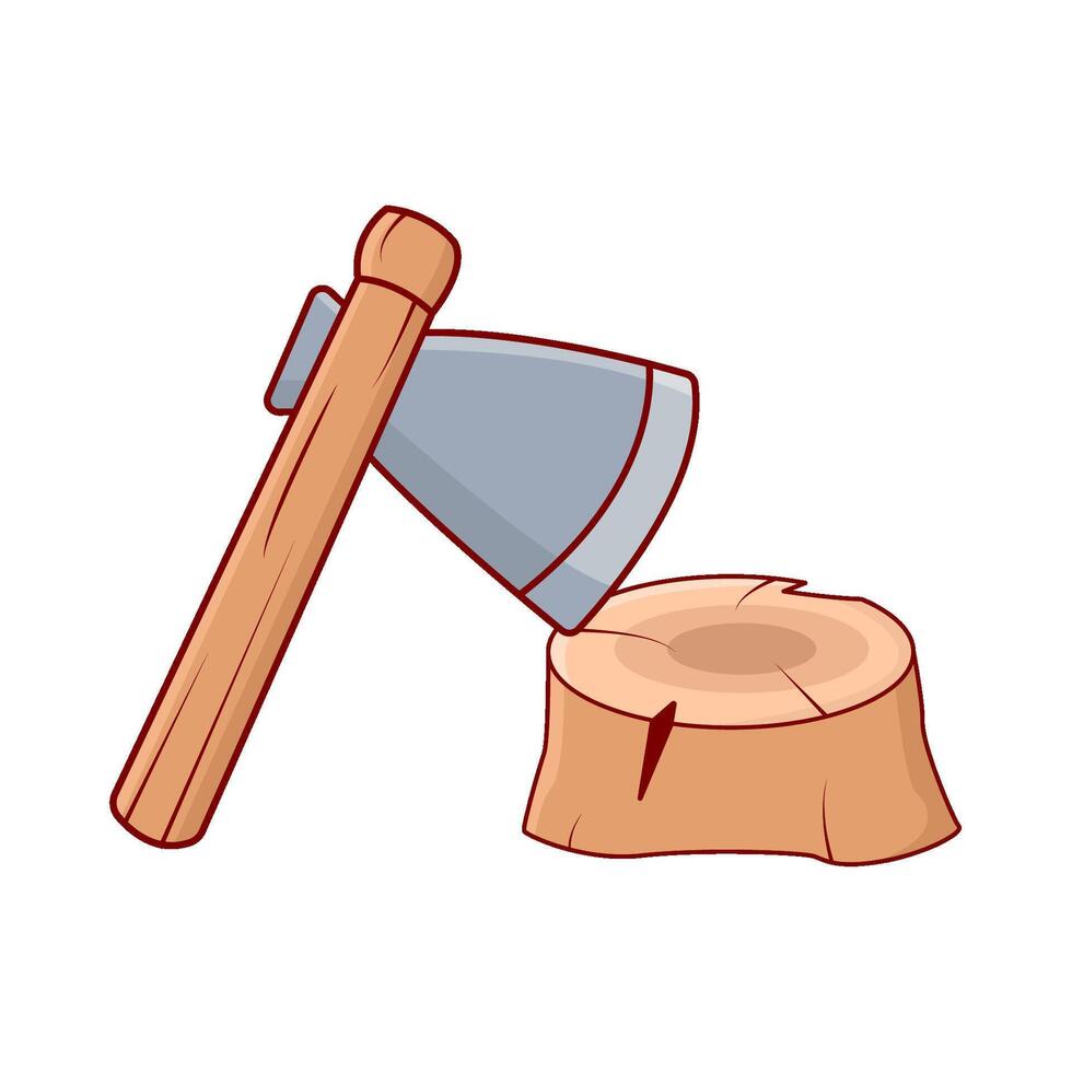 Illustration of axe vector