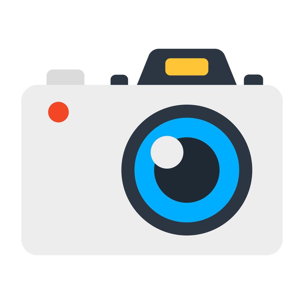 A unique design icon of digital camera vector