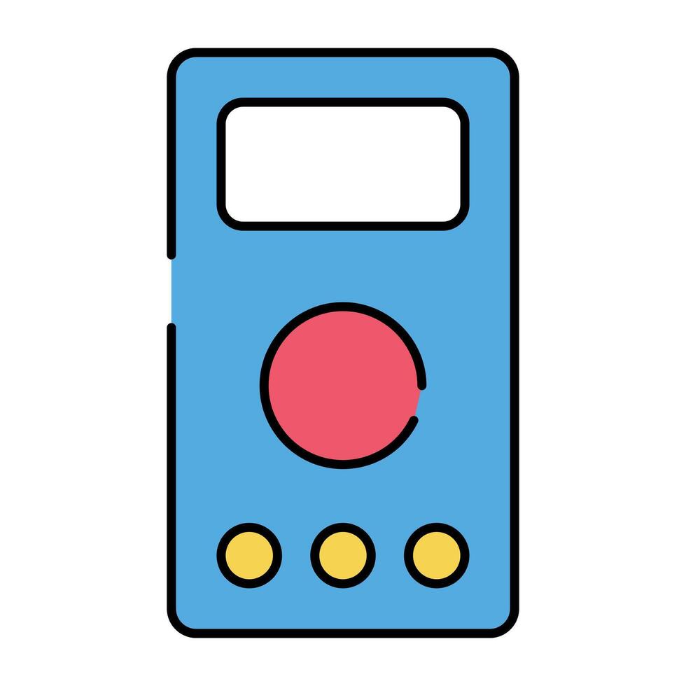 A trendy vector design of audio recorder