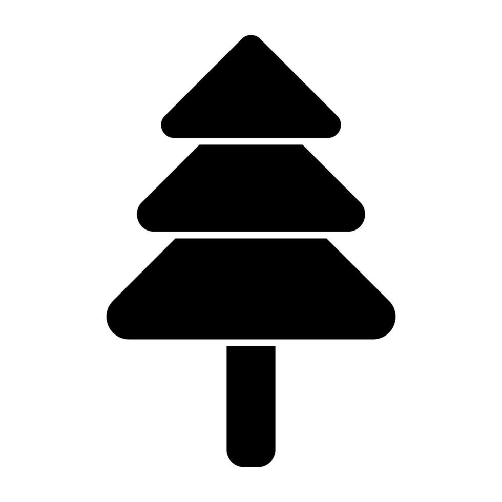 Modern design icon of conifer tree vector