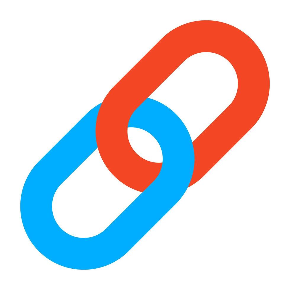 Modern design icon of linkage vector