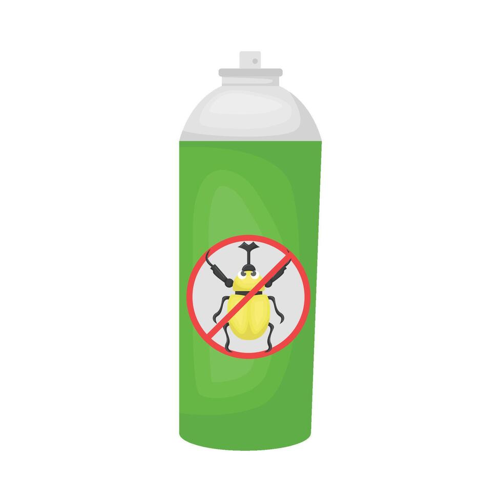 Illustration of bug spray vector