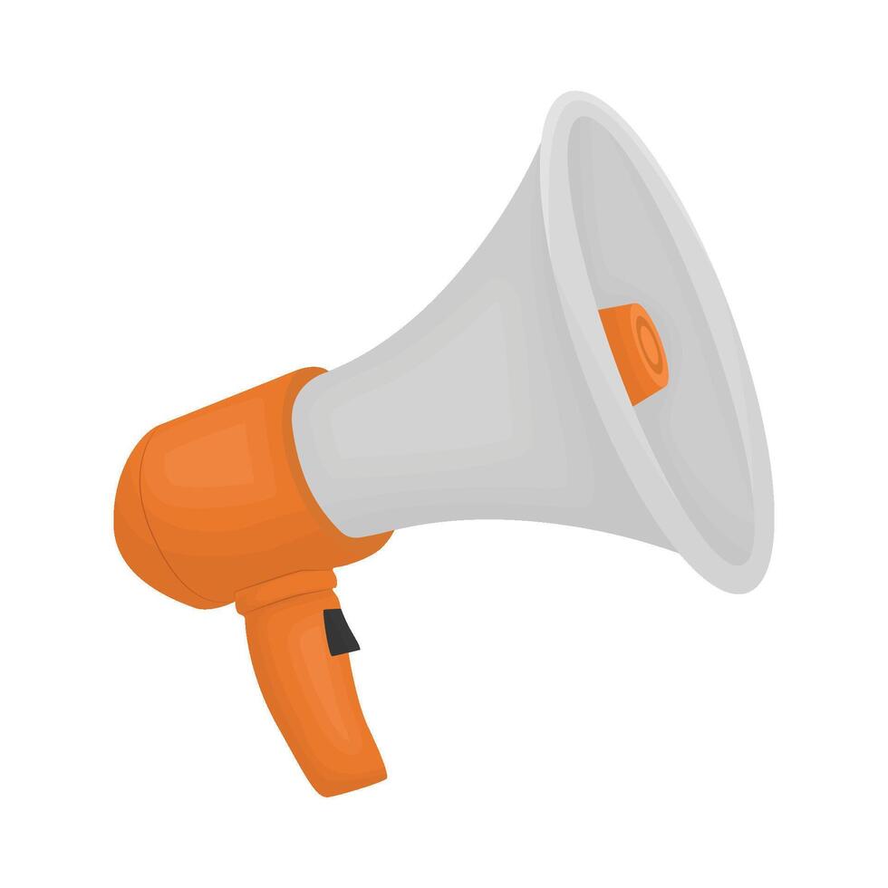 Illustration of megaphone vector