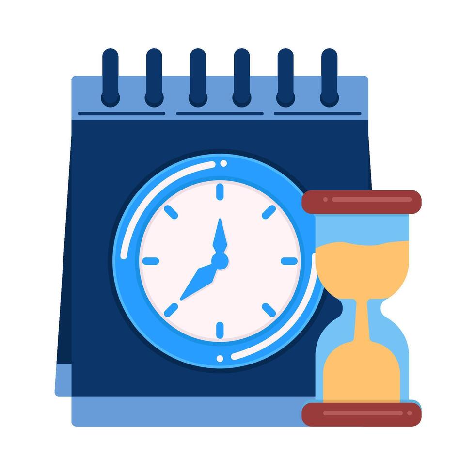 Illustration of deadline vector