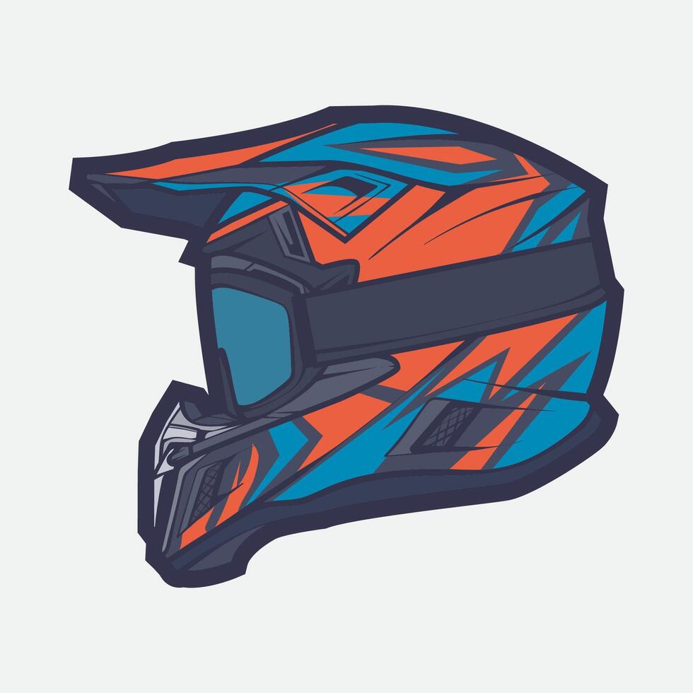 Helmet Motorcycle Cartoon Vector Icon, Cartoon Vector Icon Concept Flat Design. Draw Cartoon Vector Icon Illustration Helmet Motorsycle In Flat Style. Icon Cartoon Vector Helmet Motorsycle Side View