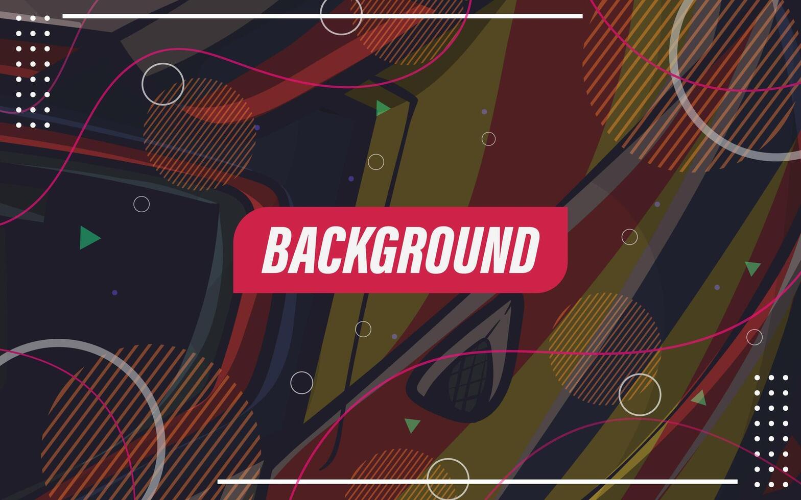 Abstract geometric lines on dark color background. Modern circle lines pattern. Futuristic technology concept. Suit for cover, poster, banner, brochure, header, website vector