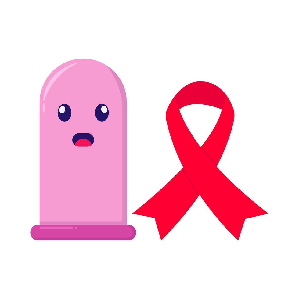Illustration of world aids day vector
