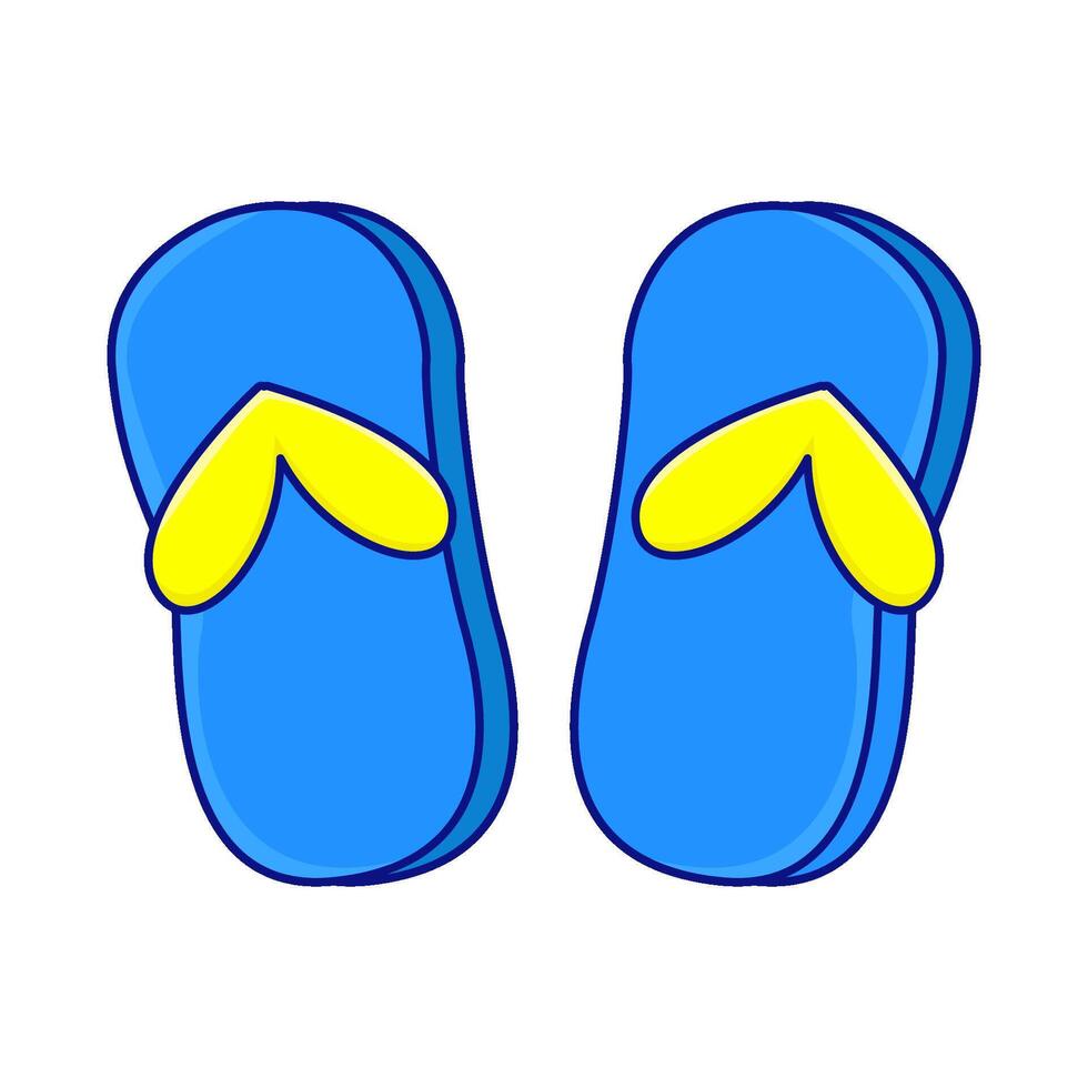 Illustration of flip flops vector