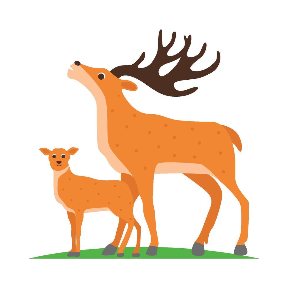 Illustration of deer vector