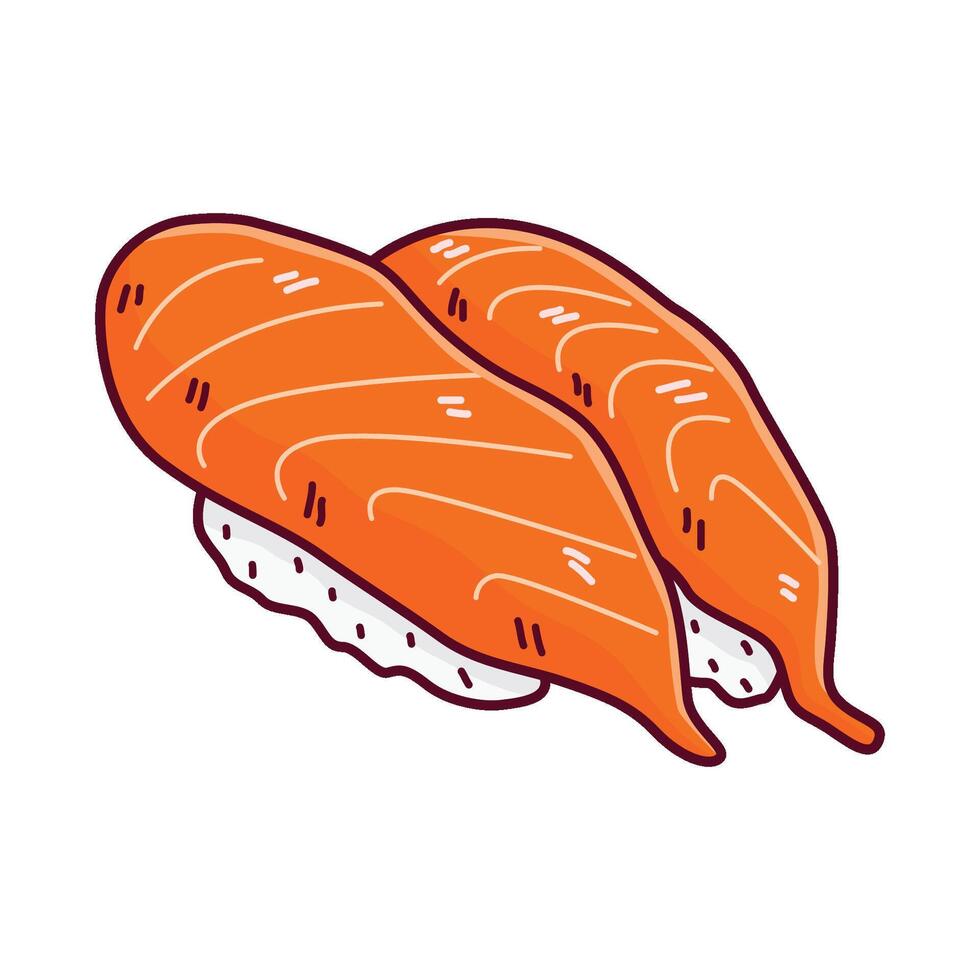 Illustration of sushi vector