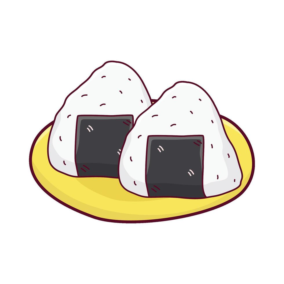 Illustration of sushi vector