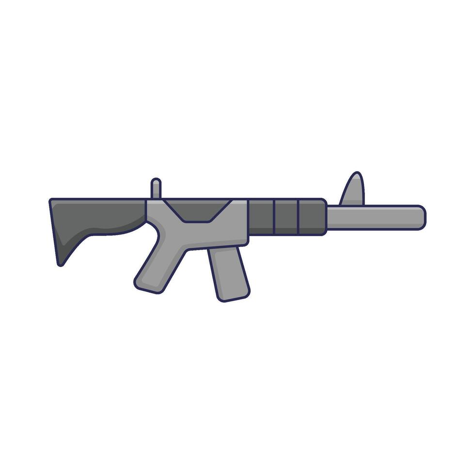 Illustration of shotgun vector