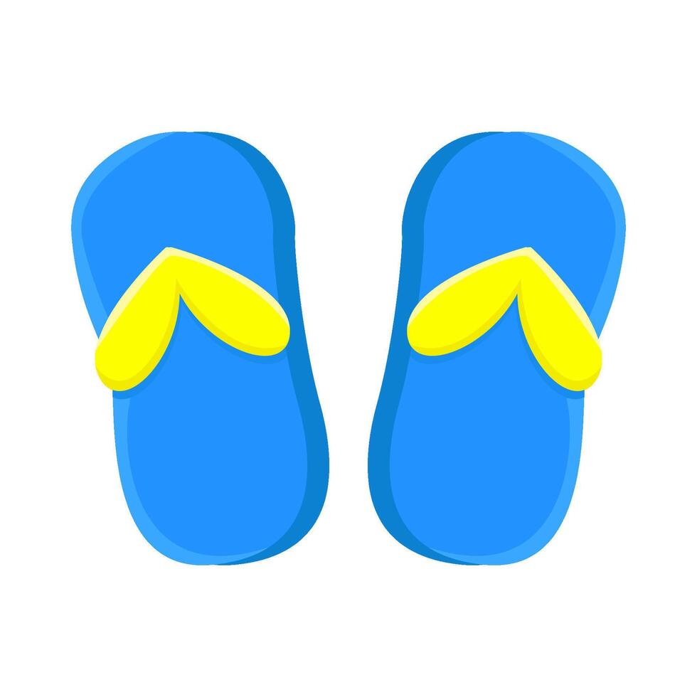 Illustration of flip flops vector