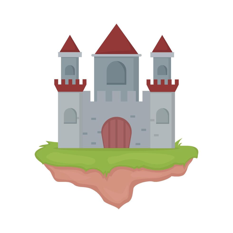 ilustración del castillo vector