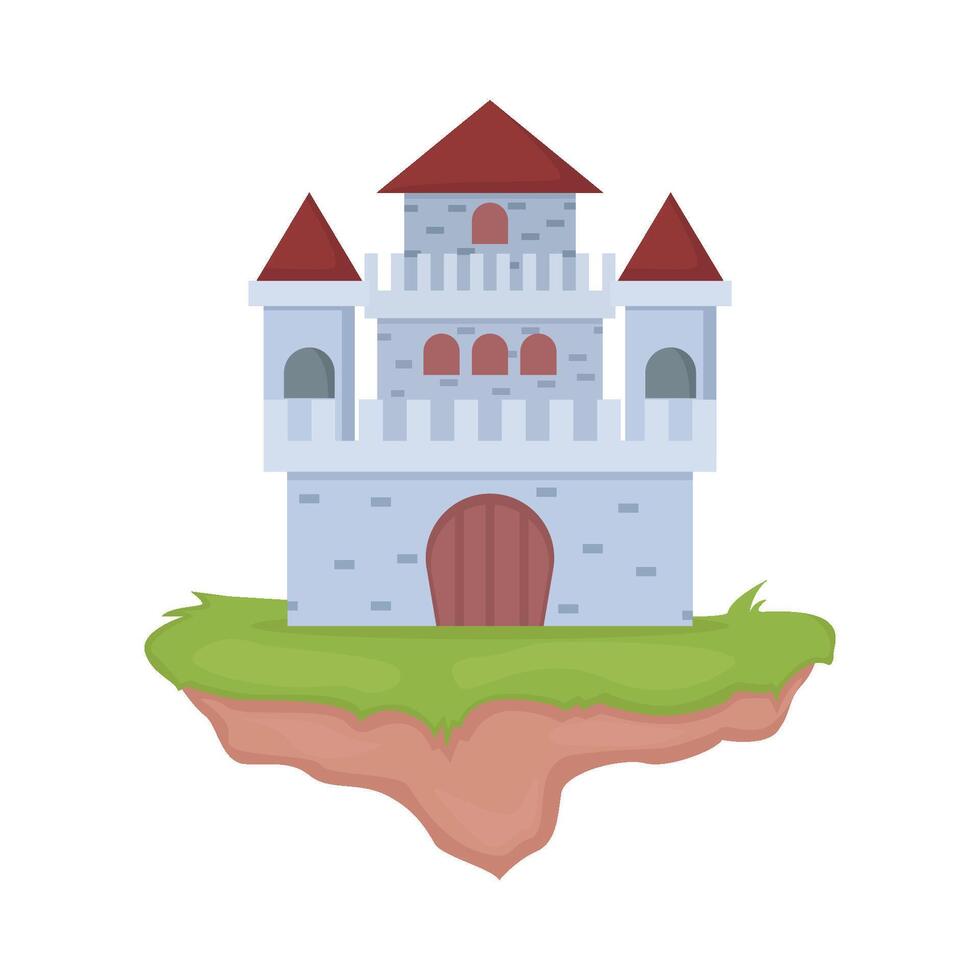 ilustración del castillo vector