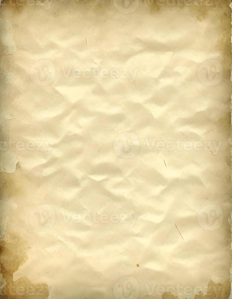 AI generated Vintage grunge paper background photo