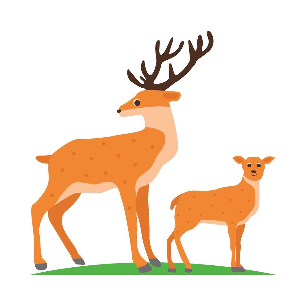 Illustration of deer vector