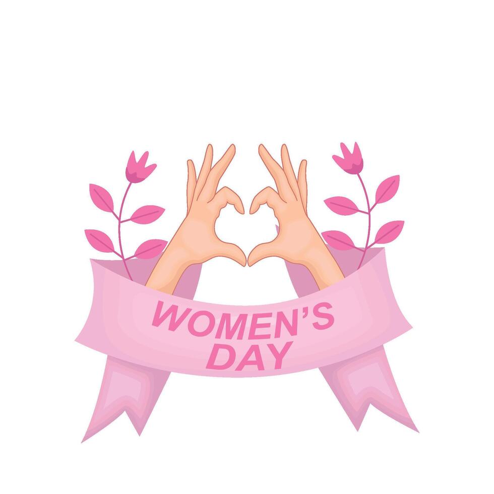 Illustration of women's day vector