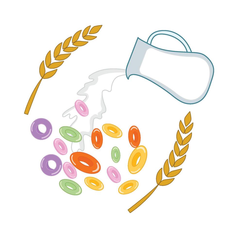 Illustration of cereal vector