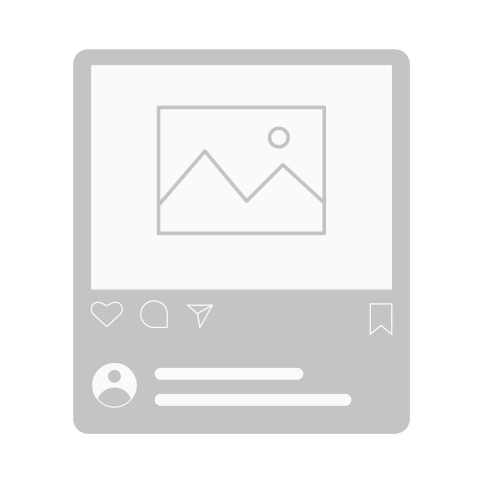 Illustration of post vector