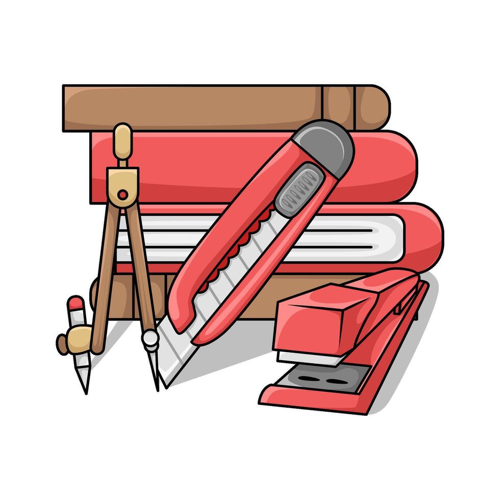 Illustration of cutter vector