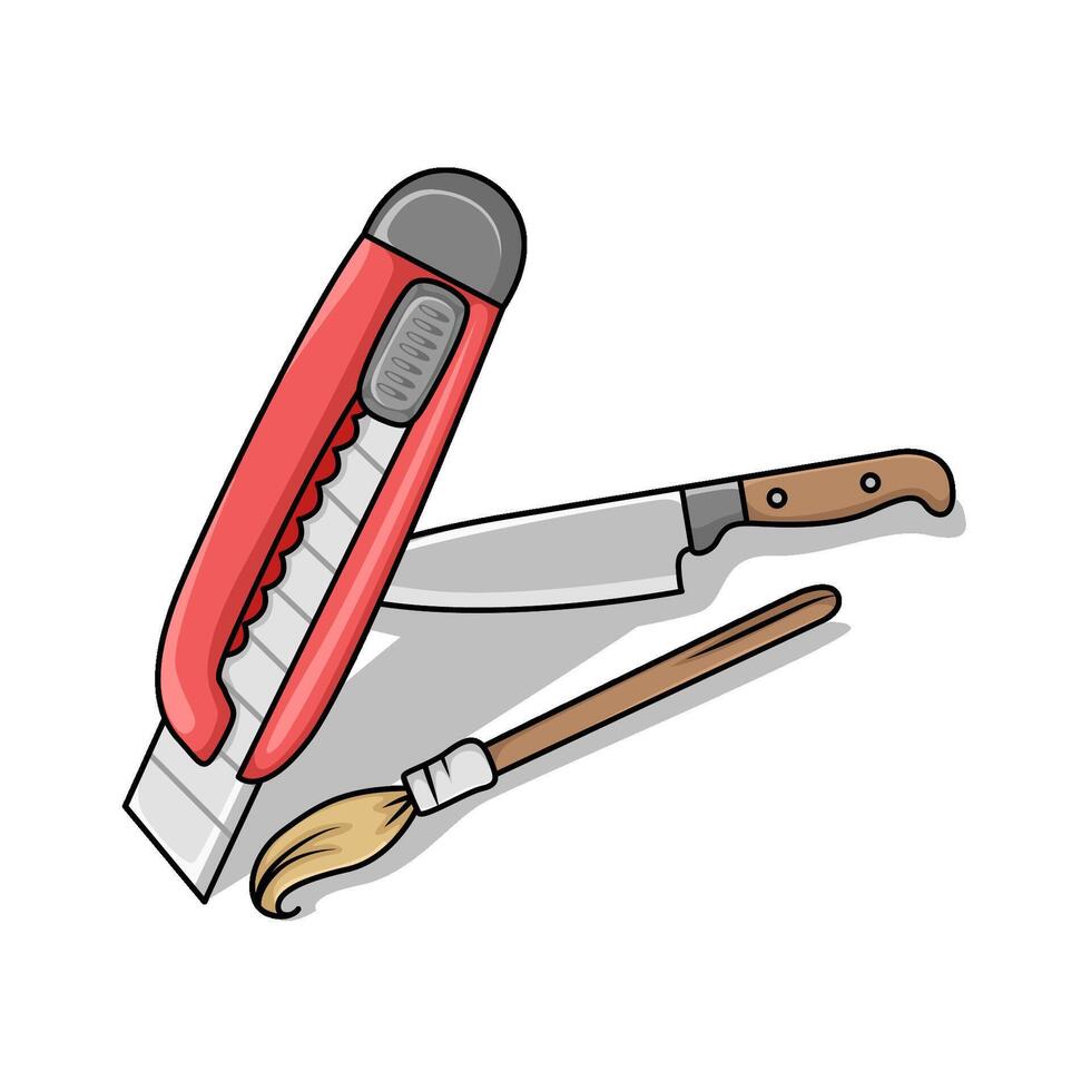 Illustration of cutter vector