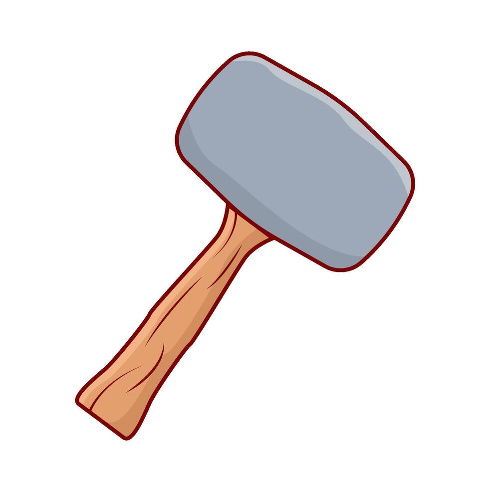 Illustration of hammer vector
