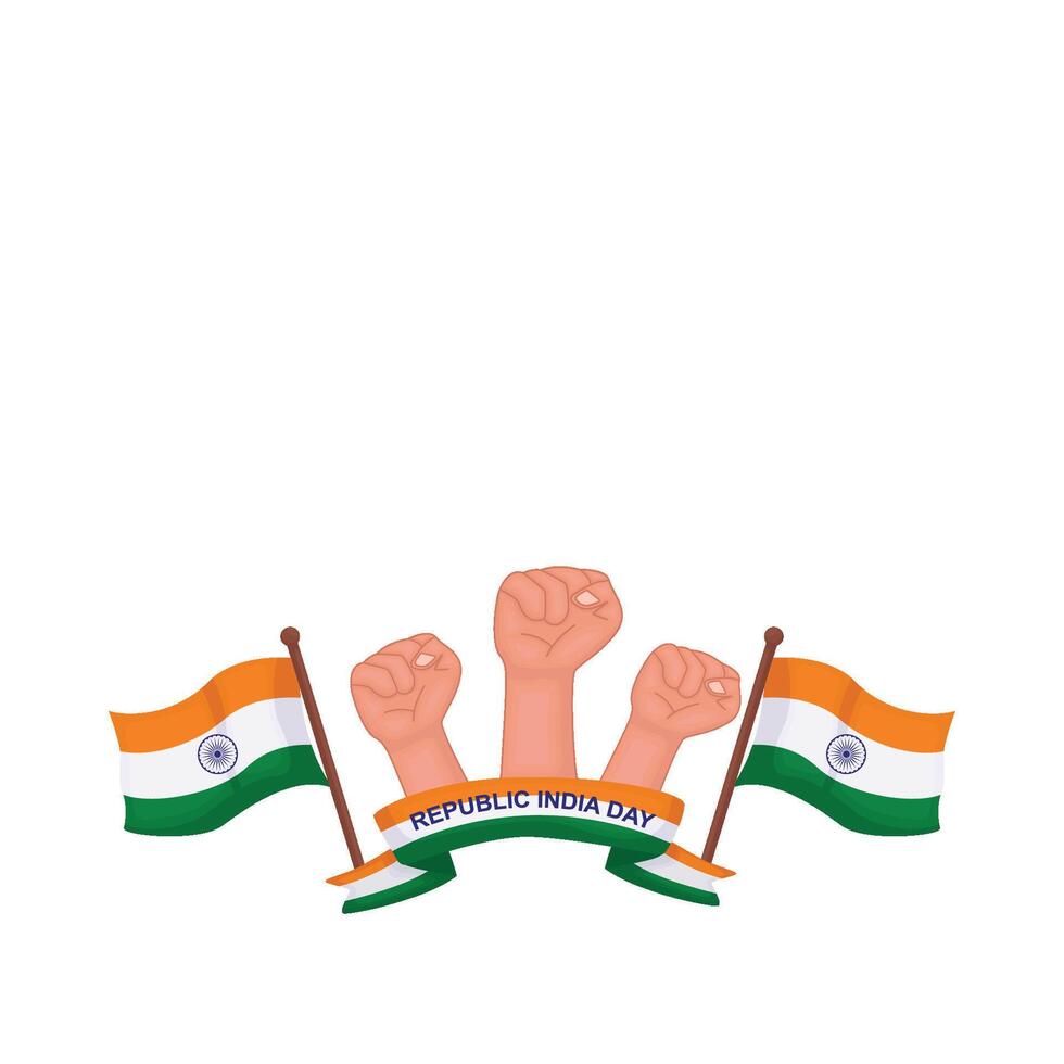 Illustration of republic day vector