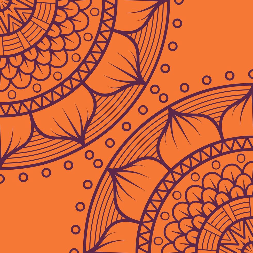 mandala en islámico círculos Clásico flores resumen único modelo con Boda tarjeta antecedentes diseño png clásico imágenes vector