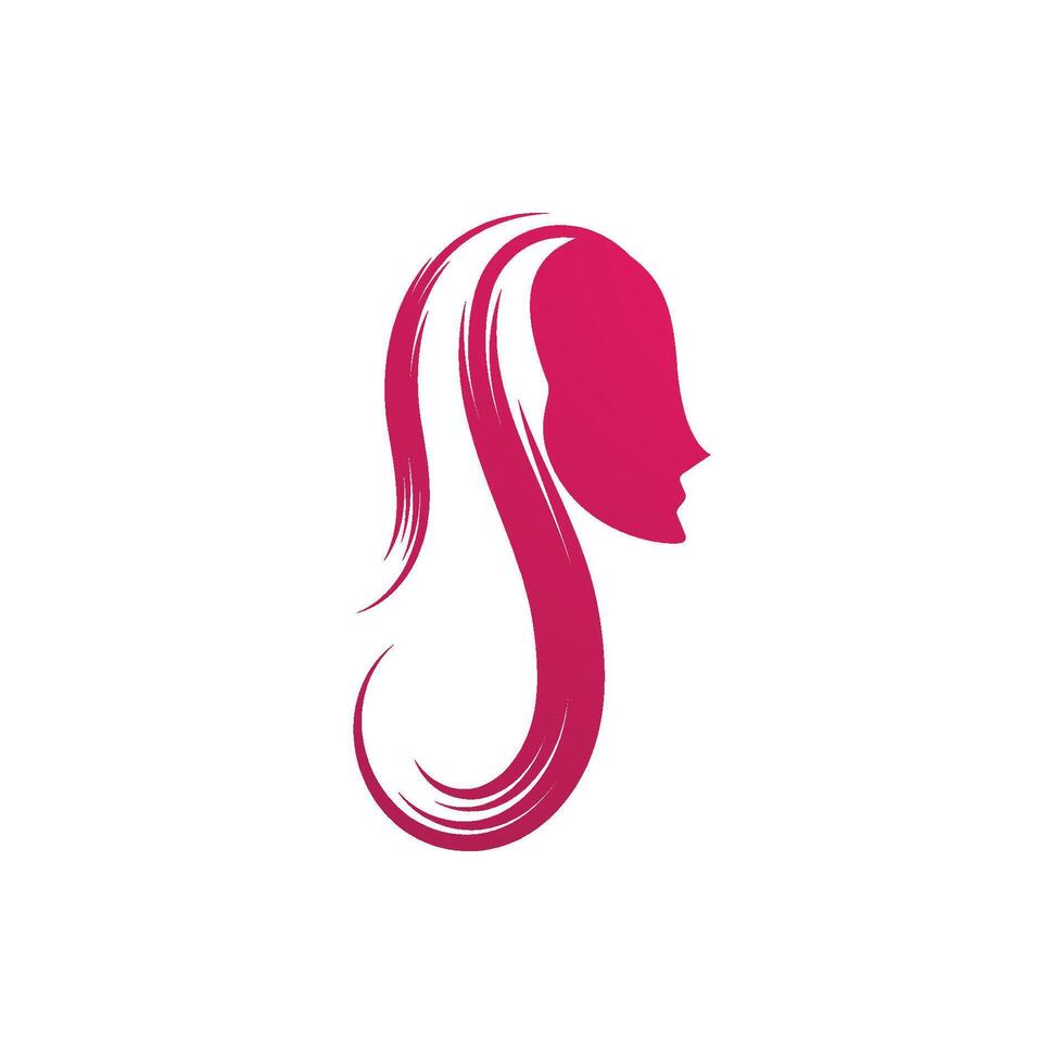 Beauty Women face silhouette vector