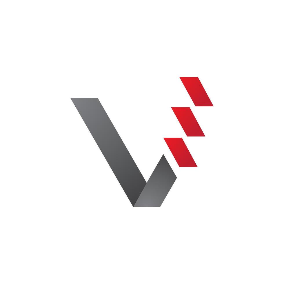 V Letter logo vector