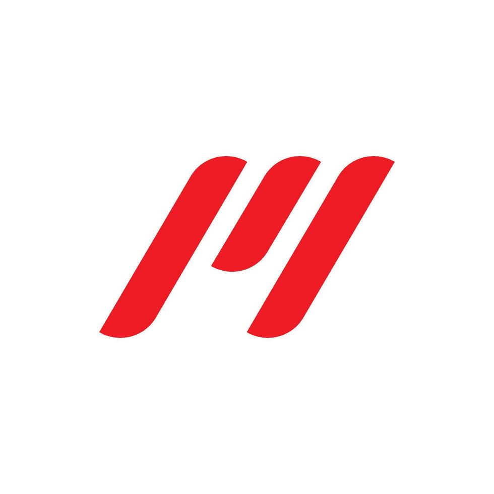 M letter logo vector