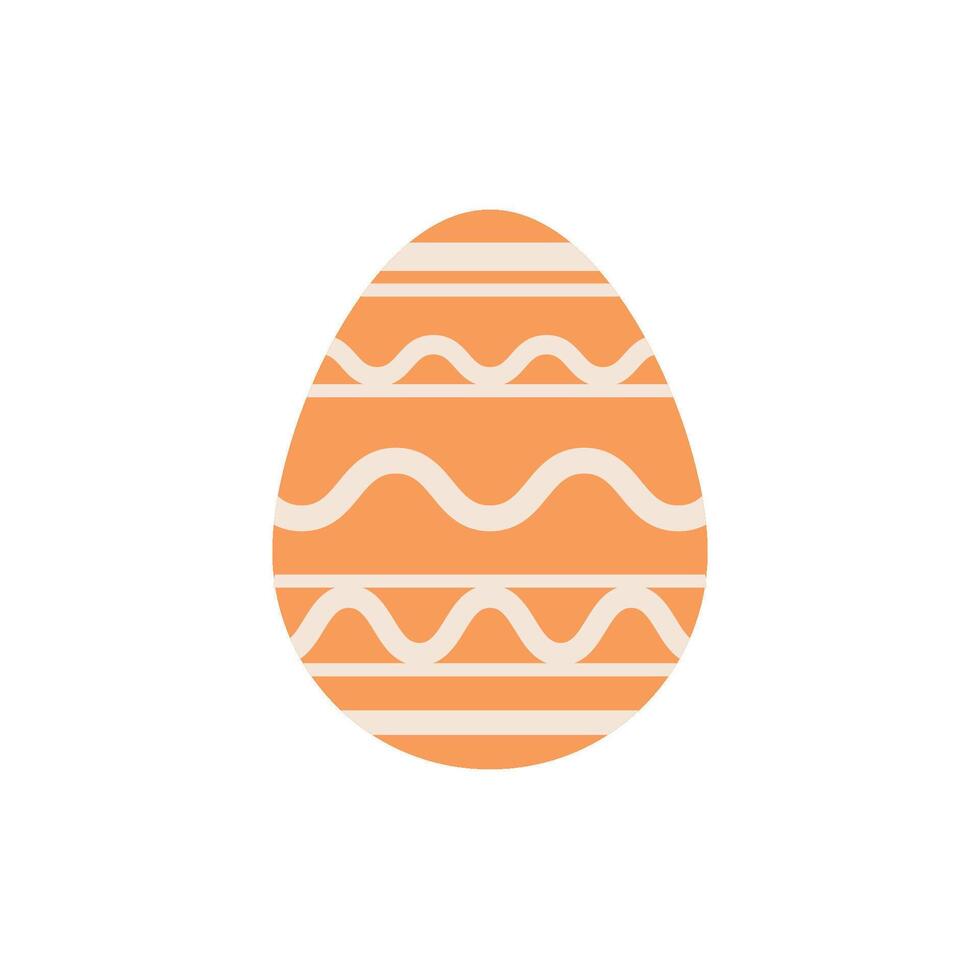 Easter egg illustration vector