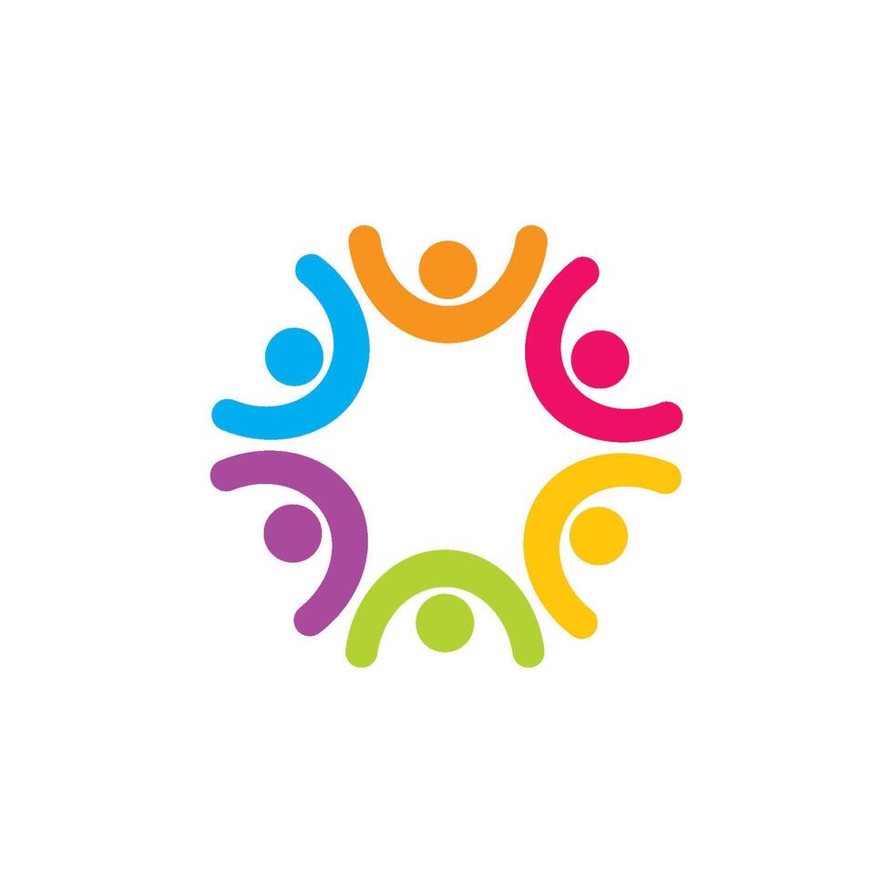 Community logo design vector