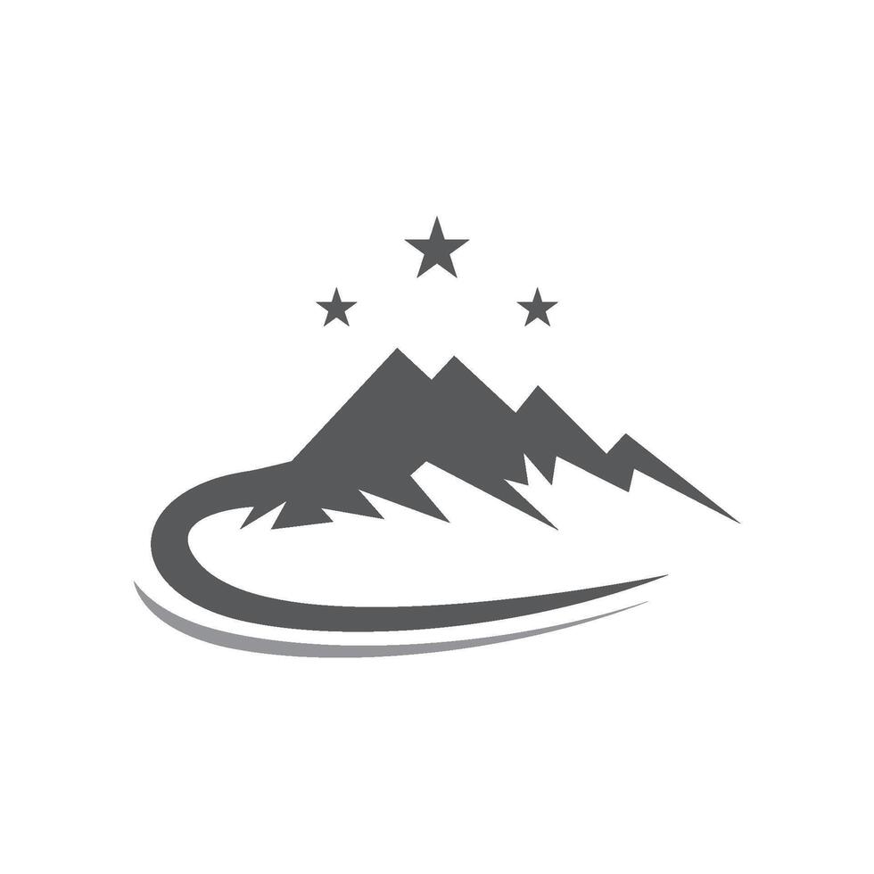 Mountain  logo icon vector