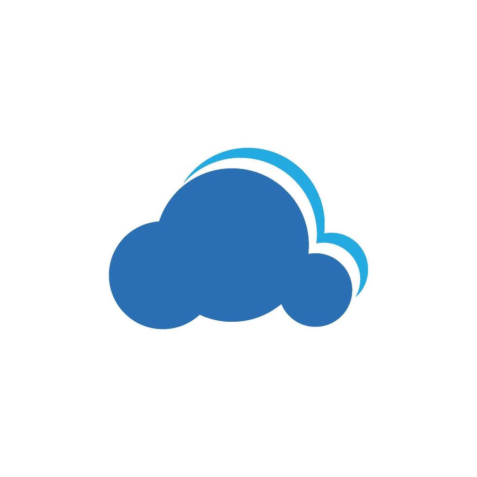 Cloud illustration icon vector