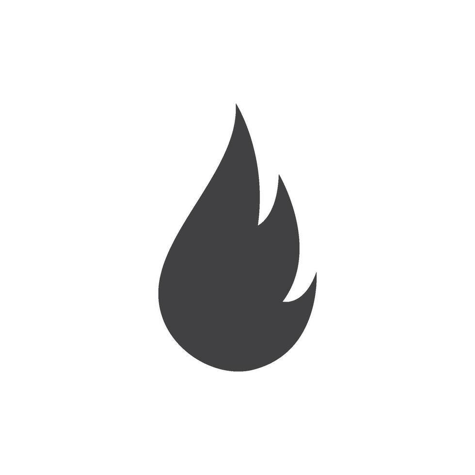 logo de llama de fuego vector