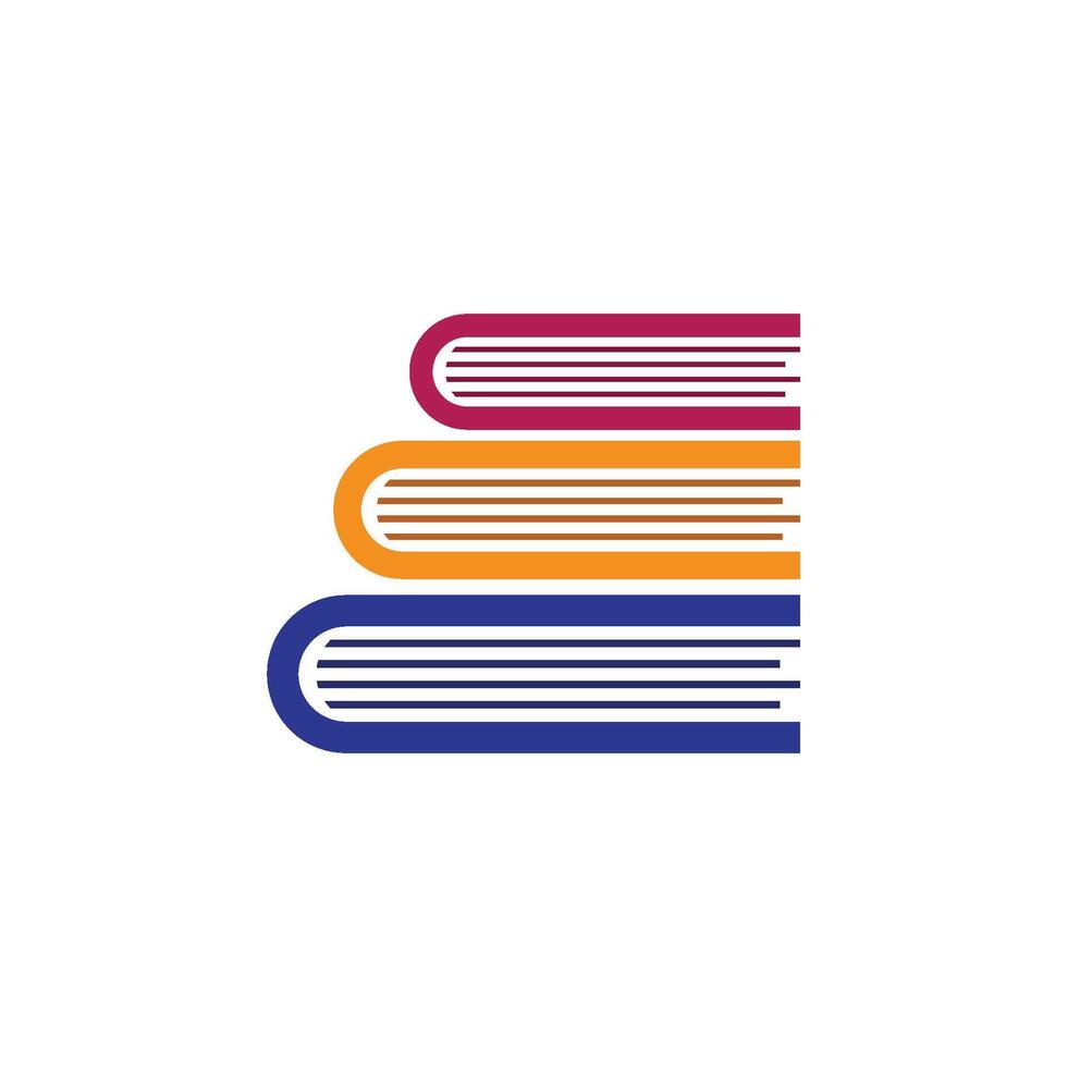 Book logo vector design