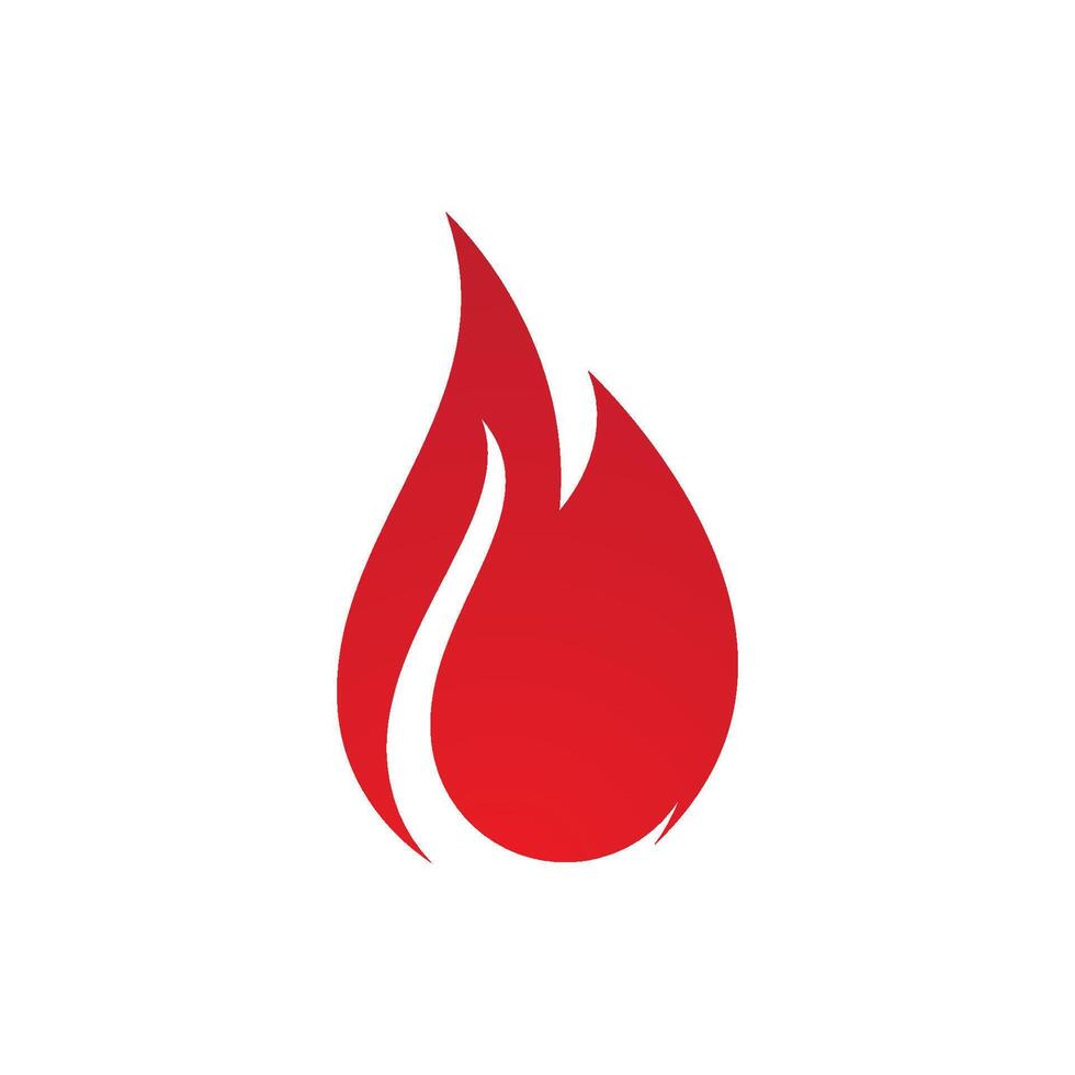 logo de llama de fuego vector