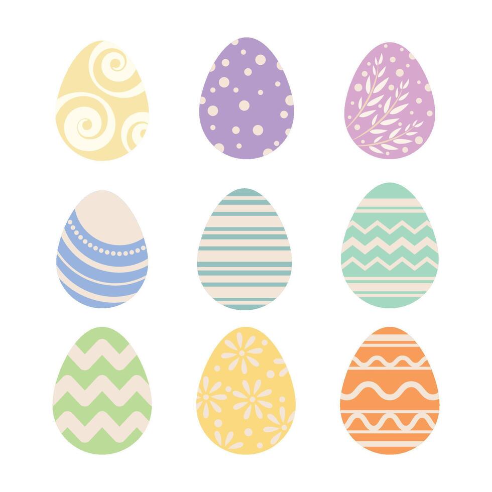 Easter egg illustration vector