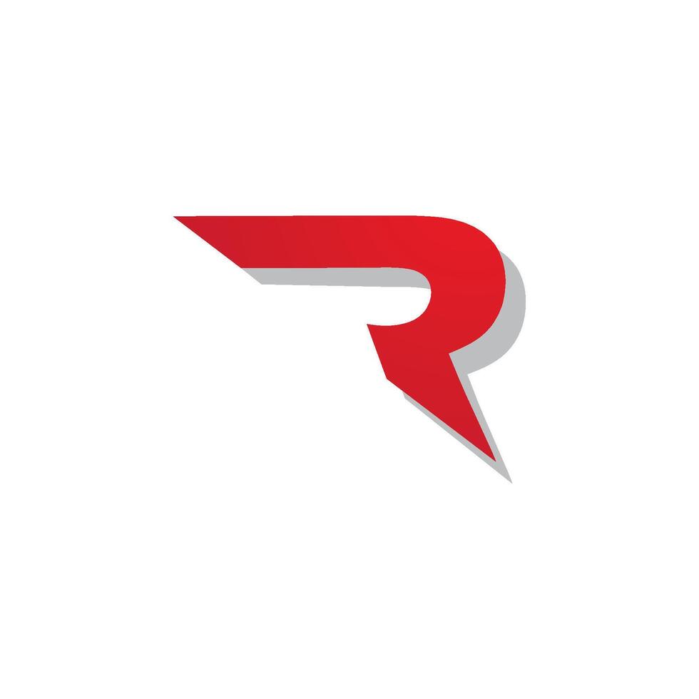 R letter logo icon vector